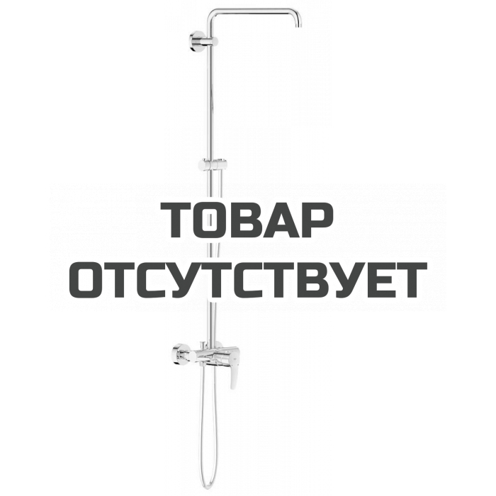 Душевая система GROHE Euphoria с однорычажным смесителем настенного монтажа, хром 