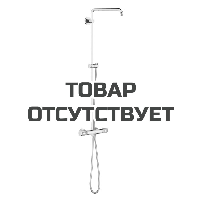 Душевая система с термостатом для настенного монтажа, GROHE Euphoria System, хром 