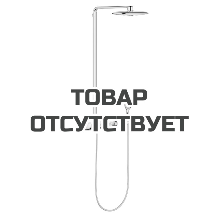Душевая система с термостатом для настенного монтажа, GROHE Rainshower System SmartControl Duo 360, хром (26250000)