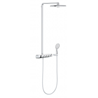 Душевая система с термостатом для настенного монтажа, GROHE Rainshower System SmartControl Duo 360, хром
