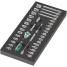 Набор головок торцевых WERA&nbsp;9720 Foam insert 8000 A Zyklop с трещоткой 1/4" ratchet set 1, 1/4" 4 - 15 мм&nbsp;37 пр.&nbsp;150110