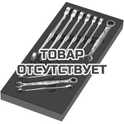 Набор ключей гаечных WERA&nbsp;9730 Foam insert 6000 Joker set 1 комбинированных 8 - 19 мм 11 пр.&nbsp;150120
