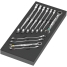 Набор ключей гаечных WERA&nbsp;9730 Foam insert 6000 Joker set 1 комбинированных 8 - 19 мм 11 пр.&nbsp;150120