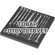 Набор ключей гаечных WERA 9731 Foam insert 6003 Joker set 1 комбинированных + бутылочная открывалка 6 - 24 мм 19 пр.&nbsp;150121
