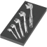 Набор ключей гаечных рожковых WERA&nbsp;9732 Foam insert 6004 Joker set 1 с самонастройкой&nbsp;5 пр.&nbsp;150122