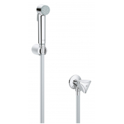 Душевой набор с угловым вентилем, 1 вид струи, GROHE Tempesta Trigger Spray, хром