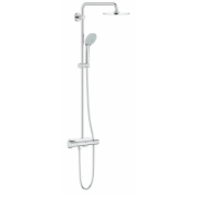 Душевая система GROHE Euphoria 210 с термостатическим смесителем и полочкой, хром 