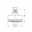 Верхний душ GROHE New Tempesta Cosmopolitan 100 I, хром 