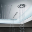 Потолочный душ с 6+ режимами струи и с подсветкой, GROHE Rainshower F-Series 40, хром