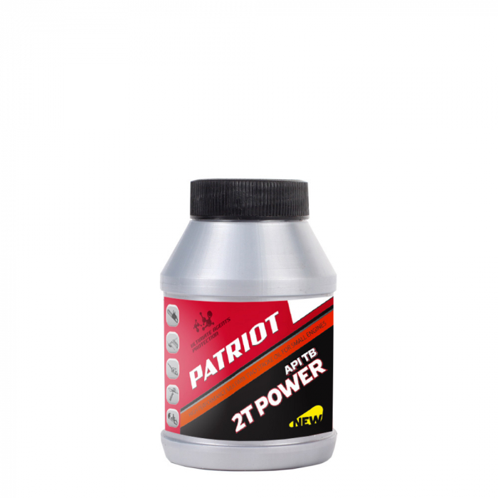 Масло 2-х тактное минеральное 0,1 л Patriot Power Active