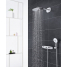 Душевая система GROHE Rainshower SmartControl 360 MONO с термостатическим смесителем, без встраиваемой части, хром 