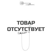 Душевая система GROHE Rainshower SmartControl 360 MONO с термостатическим смесителем, 2 режима верхнего душа, (без встраиваемой части), белая луна 