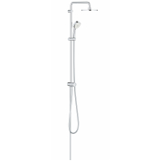 Душевая система Flex наружного монтажа с переключателем, GROHE New Tempesta Cosmopolitan 200, хром