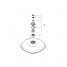 Верхний душ GROHE Rainshower Grandera 210, хром 