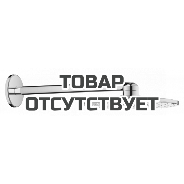 Верхний душ и душевой кронштейн 430 мм, 2 режима струи, GROHE Rainshower SmartActive 310, хром