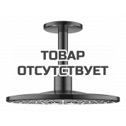 Верхний душ GROHE Rainshower SmartActive 310 с потолочным душевым кронштейном 142 мм, 2 режима струи, темный графит глянец 