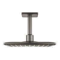 Верхний душ с потолочным душевым кронштейном GROHE Rainshower 310 SmartActive Cube, темный графит матовый 