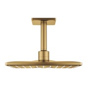 Верхний душ GROHE Rainshower SmartActive 310 Cube с потолочным душевым кронштейном 142 мм, 2 режима струи, холодный рассвет матовый 