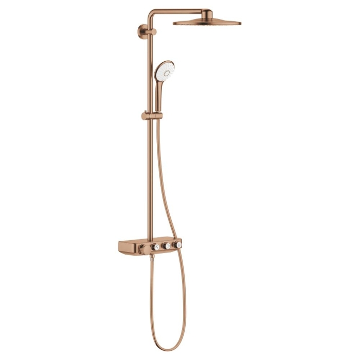 Душевая система GROHE Euphoria SmartControl 310 DUO с термостатом, теплый закат матовый (26507DL0)