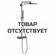 Душевая система с термостатом GROHE Euphoria SmartControl 310 DUO Cube, темный графит глянец 