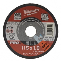 Отрезной диск по металлу Milwaukee SCS  41 / 115 x 1 x 22.2 мм (1шт)