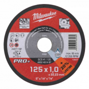 Отрезной диск по металлу PRO+ Milwaukee SC 41 / 125 x 1 x 22.2 мм (1шт)