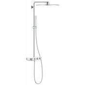 Душевая система с термостатом для настенного монтажа, GROHE Euphoria SmartControl System 310, белая луна