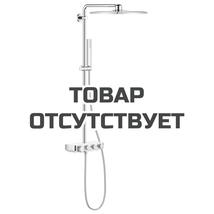 Душевая система с термостатом для настенного монтажа, GROHE Euphoria SmartControl System 310, белая луна (26508LS0)