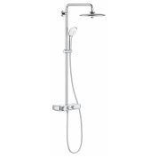 Душевая система с термостатом для настенного монтажа, GROHE Euphoria SmartControl System 260, хром