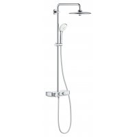 Душевая система с термостатом для настенного монтажа, GROHE Euphoria SmartControl System 260, хром
