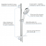 Душевой гарнитур GROHE RainShower SmartActive 130, хром 