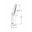 Ручной душ GROHE Rainshower SmartActive 150, 3 вида струй, хром 