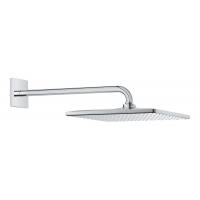 Верхний душ с душевым кронштейном 422 мм, 1 режим струи, GROHE Rainshower Mono 310 Cube, хром
