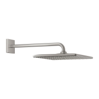 Верхний душ GROHE Rainshower Mono 310, 1 режим струи, суперсталь (26564DC0)