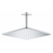 Верхний душ с потолочным душевым кронштейном 142 мм, 1 режим струи, GROHE Rainshower Mono 310 Cube, хром (26565000)
