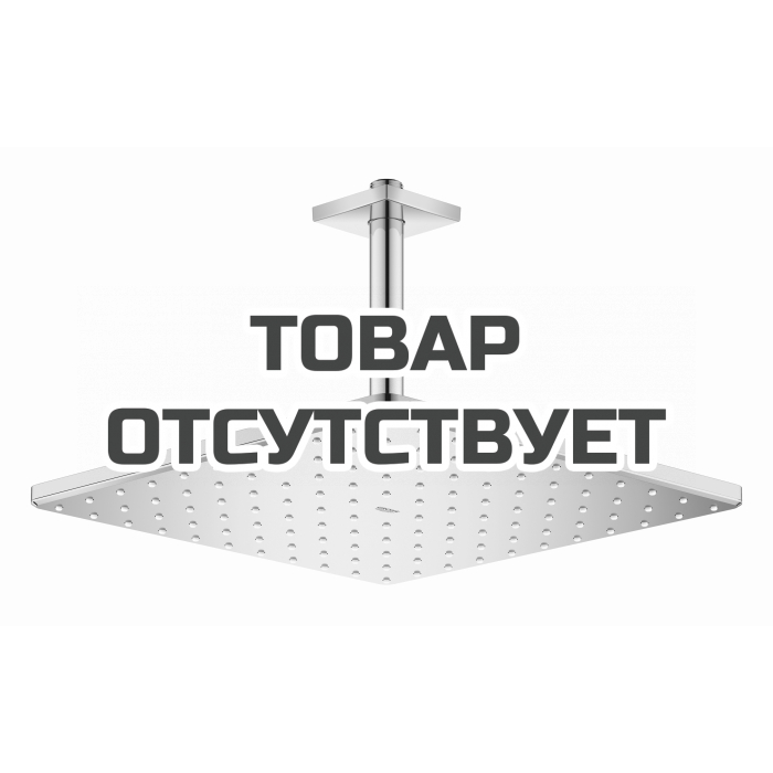 Верхний душ с потолочным душевым кронштейном 142 мм, 1 режим струи, GROHE Rainshower Mono 310 Cube, хром