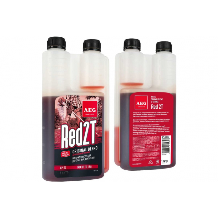 Масло двухтактное минеральное Universal (1 л; API TC; дозаторная канистра) AEG Lubricants 30744