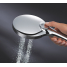 Ручной душ GROHE Rainshower SmartActive 130, 3 вида струй, белая луна 