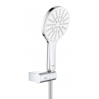 Душевой набор GROHE Rainshower SmartActive 130, 3 вида струй, белая луна 