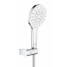 Душевой набор GROHE Rainshower SmartActive 130, 3 вида струй, белая луна 