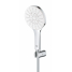 Душевой набор GROHE Rainshower SmartActive 130, 3 вида струй, белая луна 