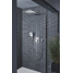 Ручной душ, 3 вида струй, GROHE Rainshower SmartActive 130 Cube, хром