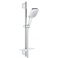 Душевой гарнитур GROHE Rainshower SmartActive 130 Cube, 3 вида струй, хром 