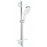 Душевой гарнитур GROHE Rainshower SmartActive 130 Cube, 3 вида струй, белая луна 