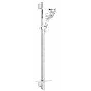 Душевой гарнитур GROHE Rainshower SmartActive 130 Cube, 3 вида струй, хром 