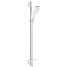 Душевой гарнитур GROHE Rainshower SmartActive 130 Cube, 3 вида струй, белая луна 