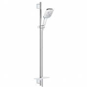 Душевой гарнитур GROHE Rainshower SmartActive 130 Cube, 3 вида струй, хром 