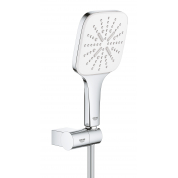 Душевой набор GROHE Rainshower SmartActive 130 Cube, 3 вида струй, белая луна 