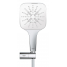 Душевой набор GROHE Rainshower SmartActive 130 Cube, 3 вида струй, белая луна 