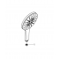 Ручной душ GROHE Rainshower SmartActive 150, 3 вида струй, 9,5 л/мин, хром 